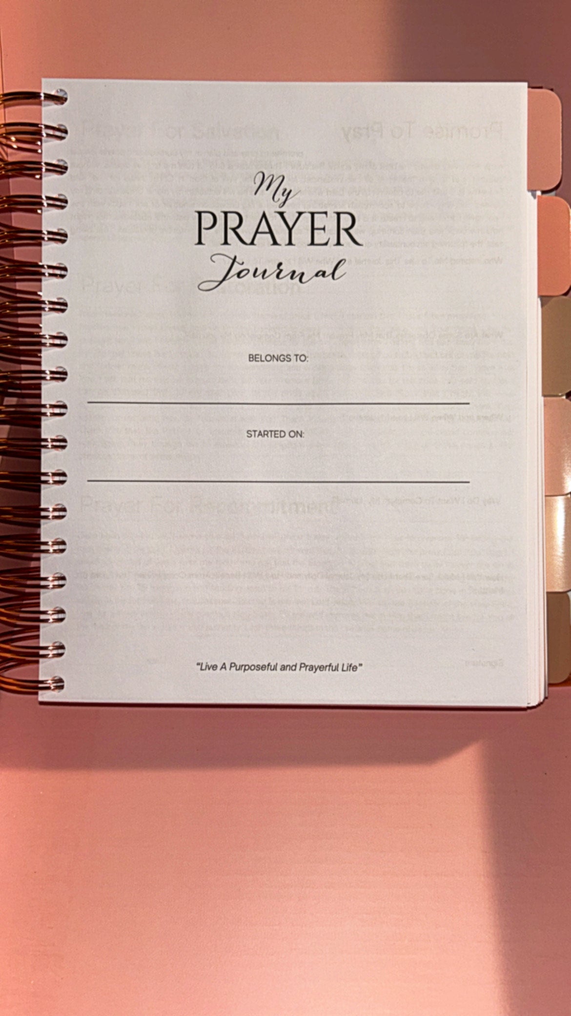 PRAYER JOURNAL